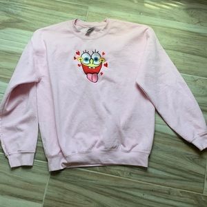 Light pink, SpongeBob crew neck